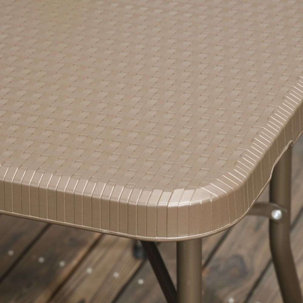 Outsunny Patio 7pc Rattan Dining Set Image 4