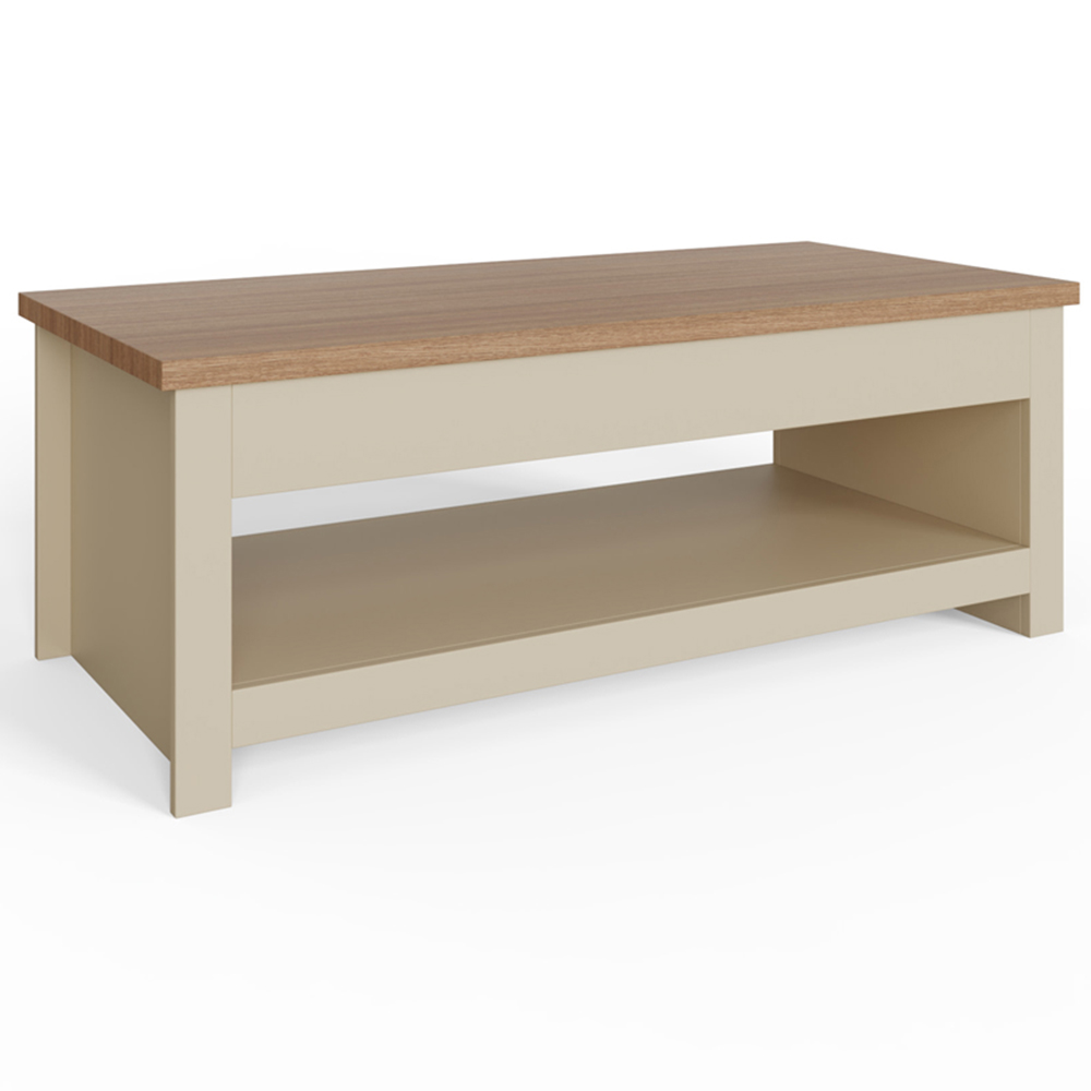 GFW Lancaster Cream Lift Up Coffee Table Image 2