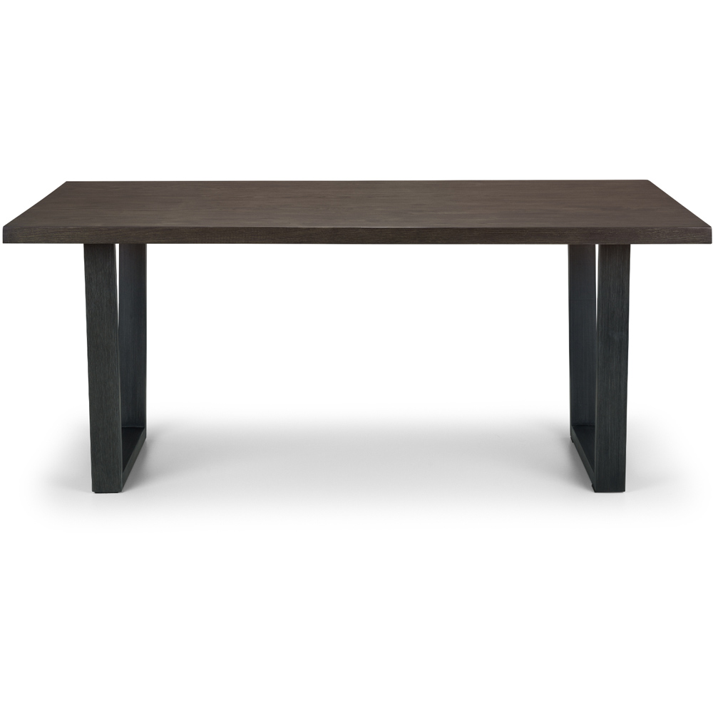 Julian Bowen Brooklyn 6 Seater Dining Table Dark Oak Image 2