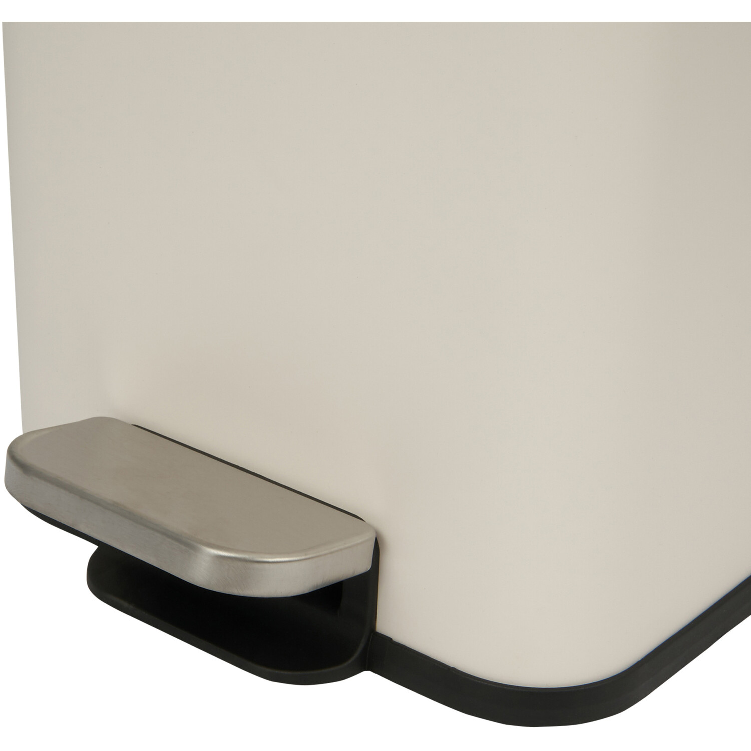Slimline Rectangular Bin - Ivory White Image 3