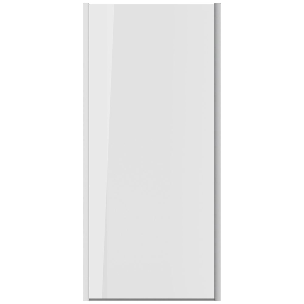 Bathstore Atlantis Chrome Toughened Safety Glass Side Panel 760mm Image 3