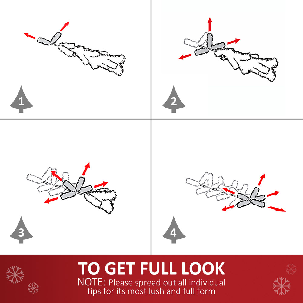 Everglow Green Christmas Wreath with LED Lights 55cm Image 6