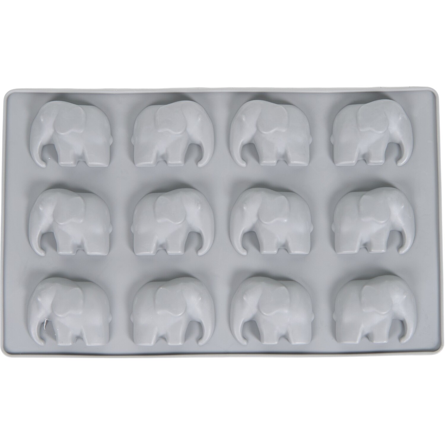 Summer Dreamin Elephant Ice Cube Tray Grey Image 2