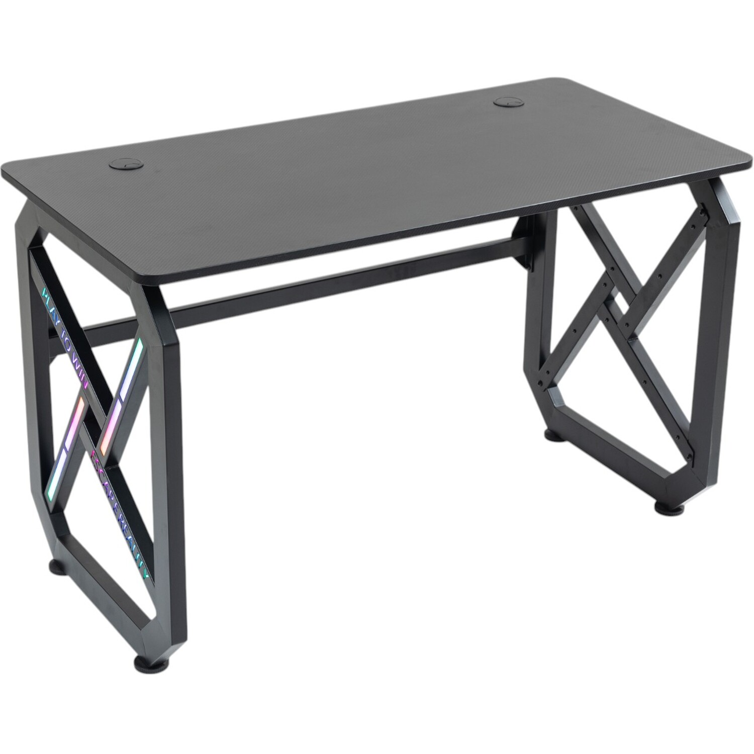 LED Gaming Desk with Remote ControlBlack Image 12