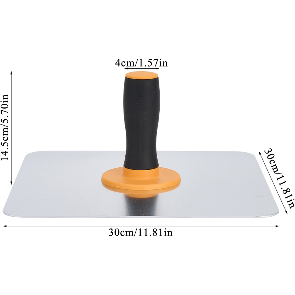 Living and Home Lightweight Aluminium Plastering Hawk with Textured Surface Image 8