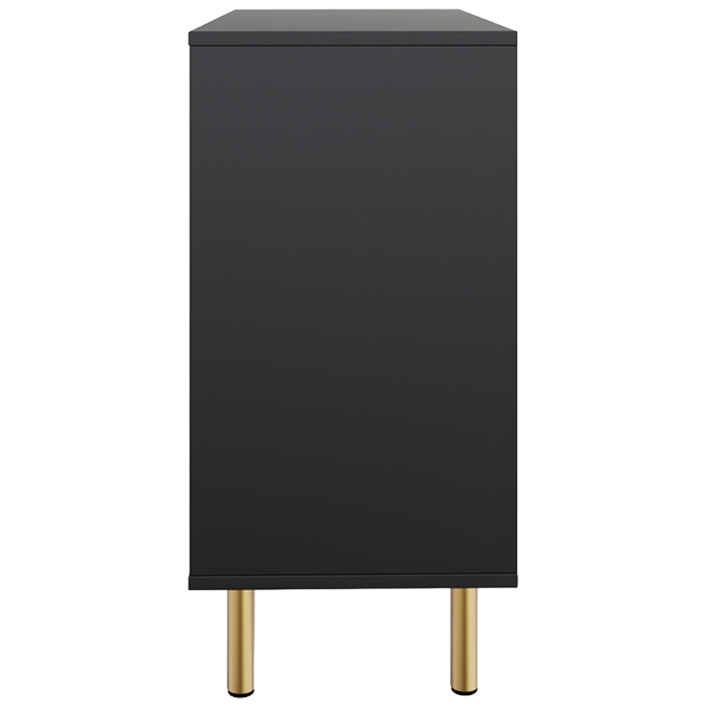 GFW Garrucha 2 Door Black Utility Shoe Cabinet Image 5