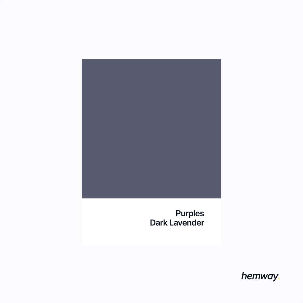 Hemway Dark Lavender Interior Matt Acrylic Emulsion Paint 2.5L Image 5