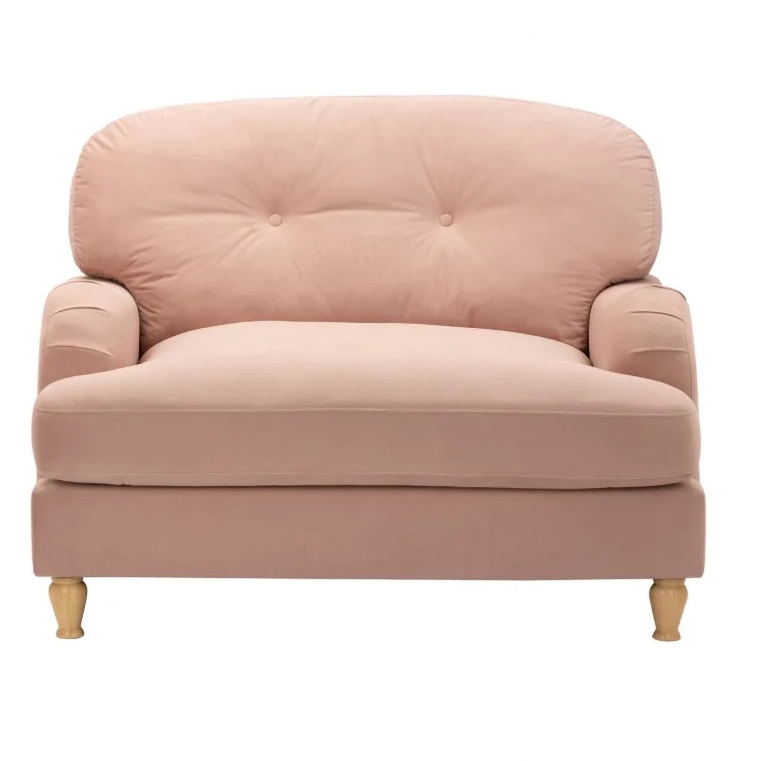 Dulcie Matte Velvet Snuggle Armchair - Confeti Pink Image 3