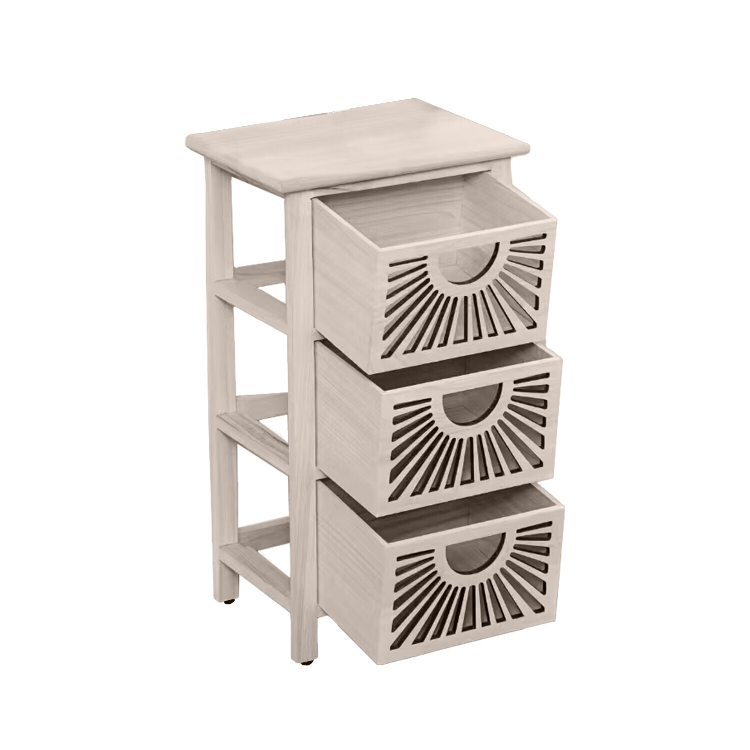 Aurora Storage Tower Cream Image 7