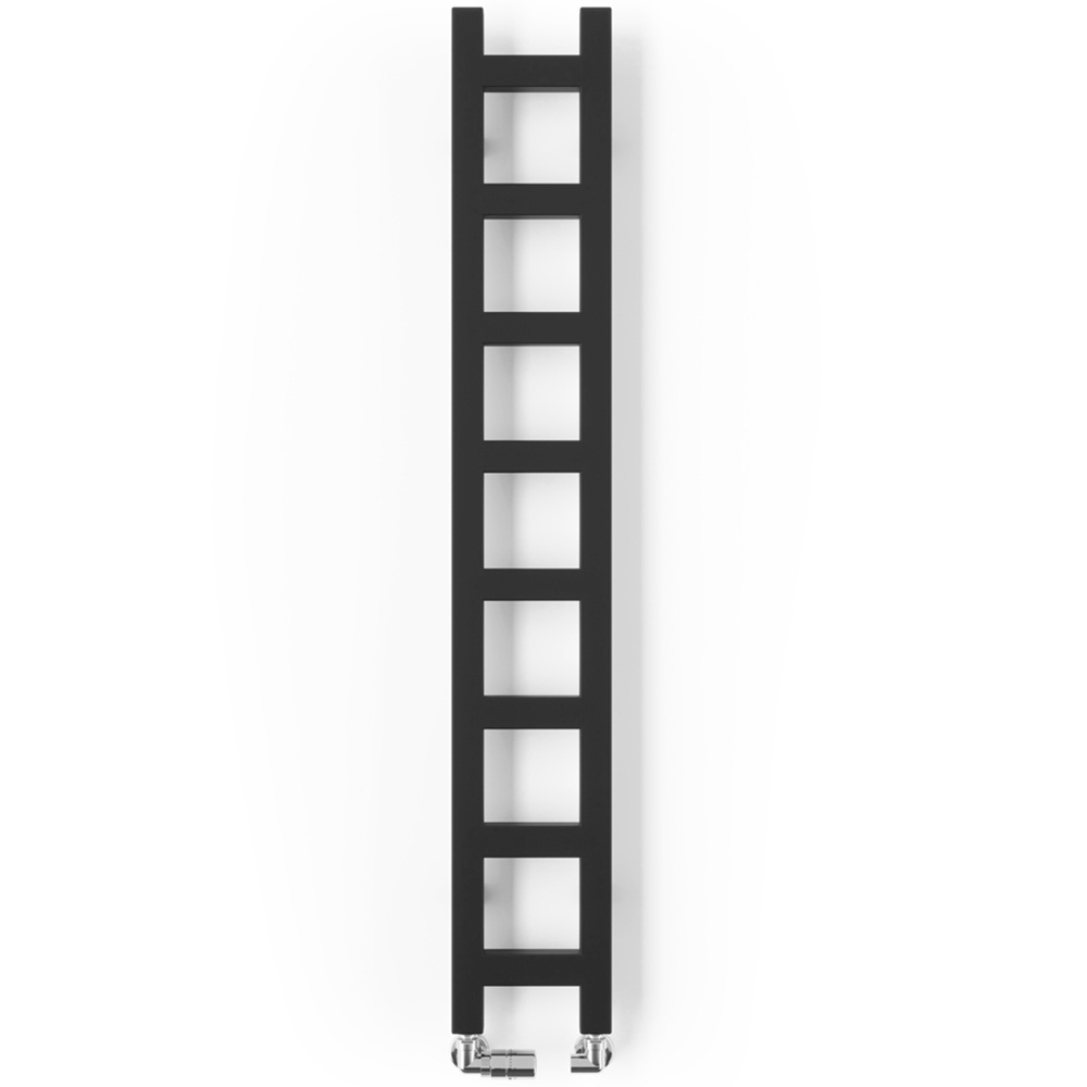 Terma Easy 856 BTU Matt Black Electric Heated Towel Rail 1280 x 200mm Image 4