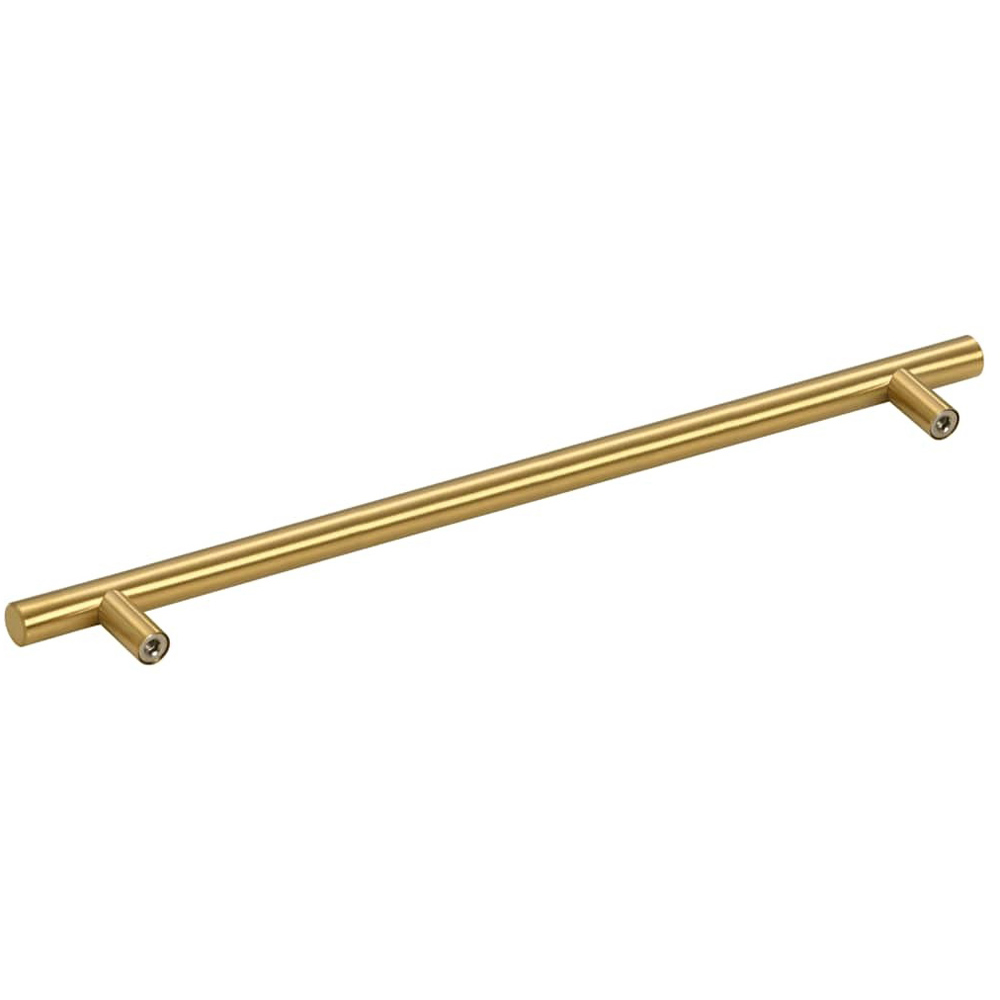 Wallplus Gold Stainless Steel T-Shaped Cabinet Handle 40cm 5 Pack Image 6