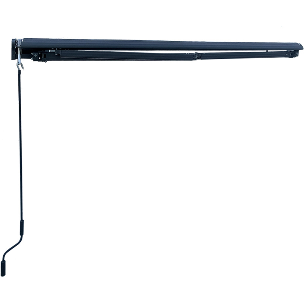 Jack Stonehouse Dark Grey Manual Retractable Awning 3 x 2.5m Image 4