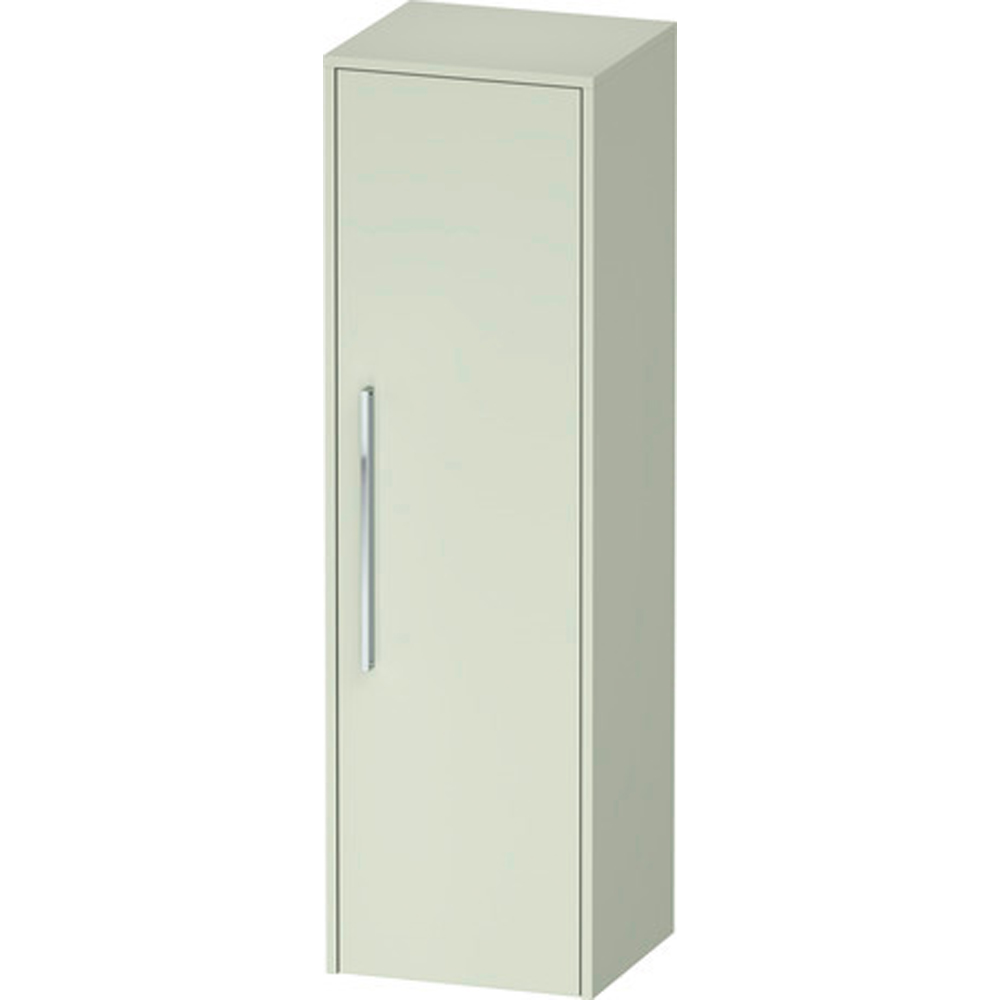 Duravit D-Code Single Right Door Pale Green Semi-Tall Cabinet 1320 x 400mm Image 2