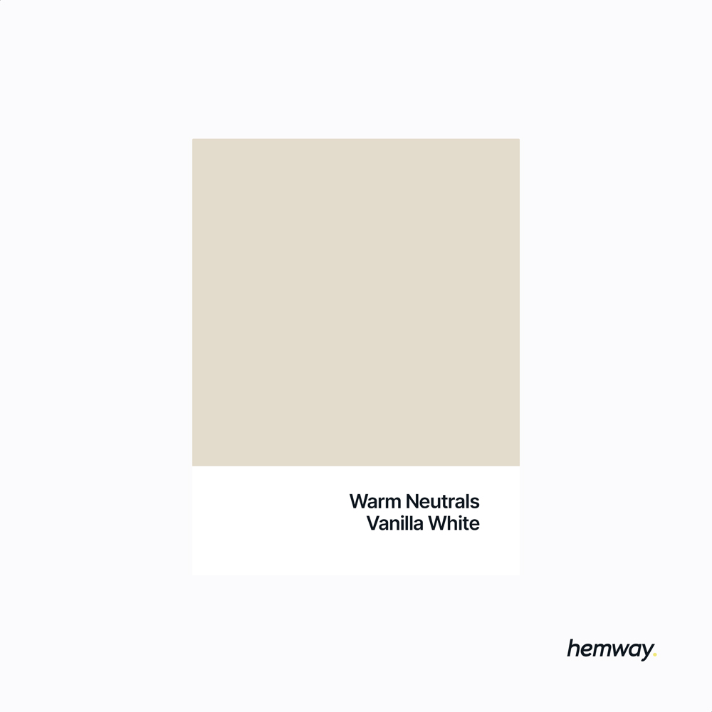 Hemway Vanilla White Interior Matt Acrylic Emulsion Paint 2.5L Image 5