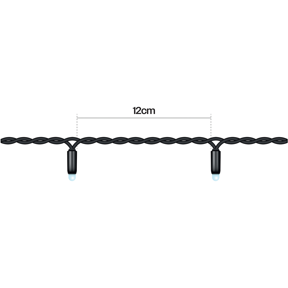 Eagle Connect Warm White LED Black String Light 75m Image 5