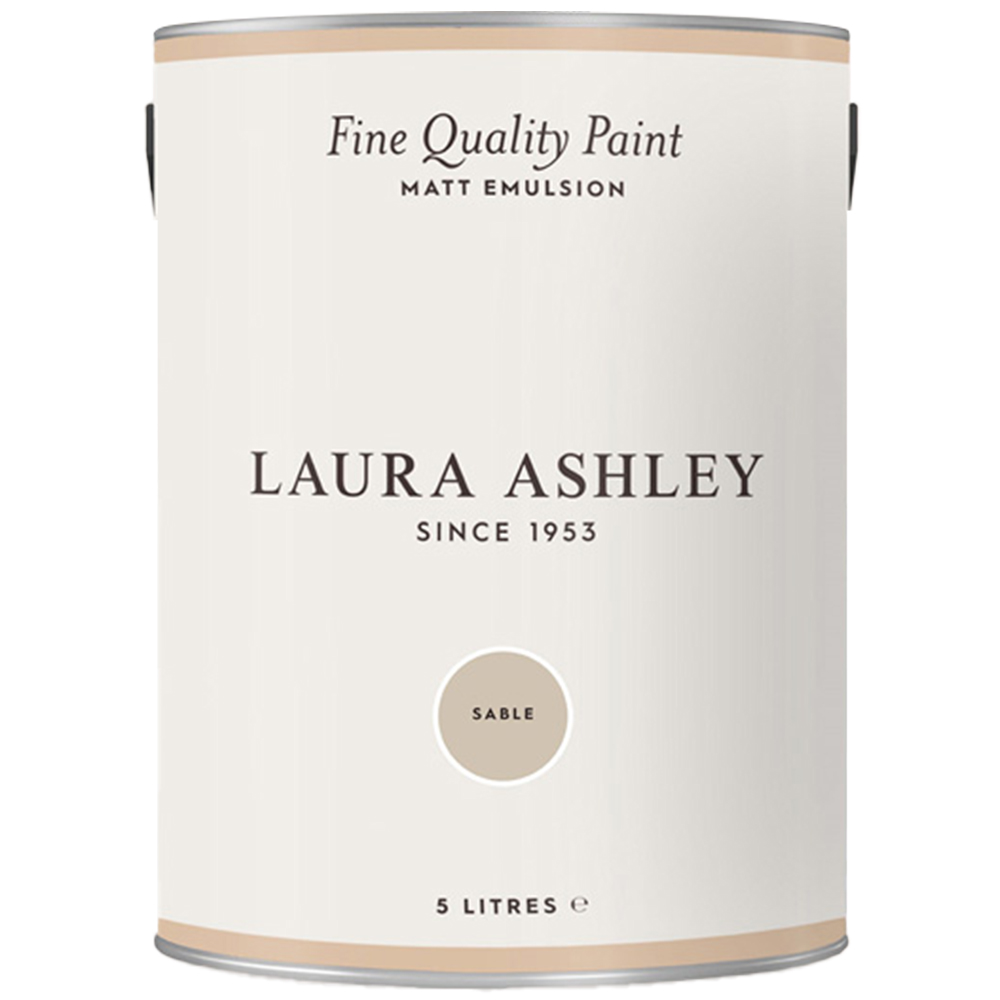 Laura Ashley Sable Matt Emulsion Paint 5L Image 2
