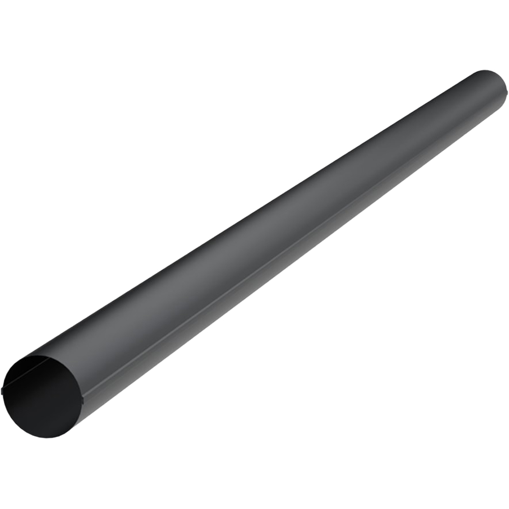 Galeco Steel Round Offset Downpipe Kit Black 87mm Image 2