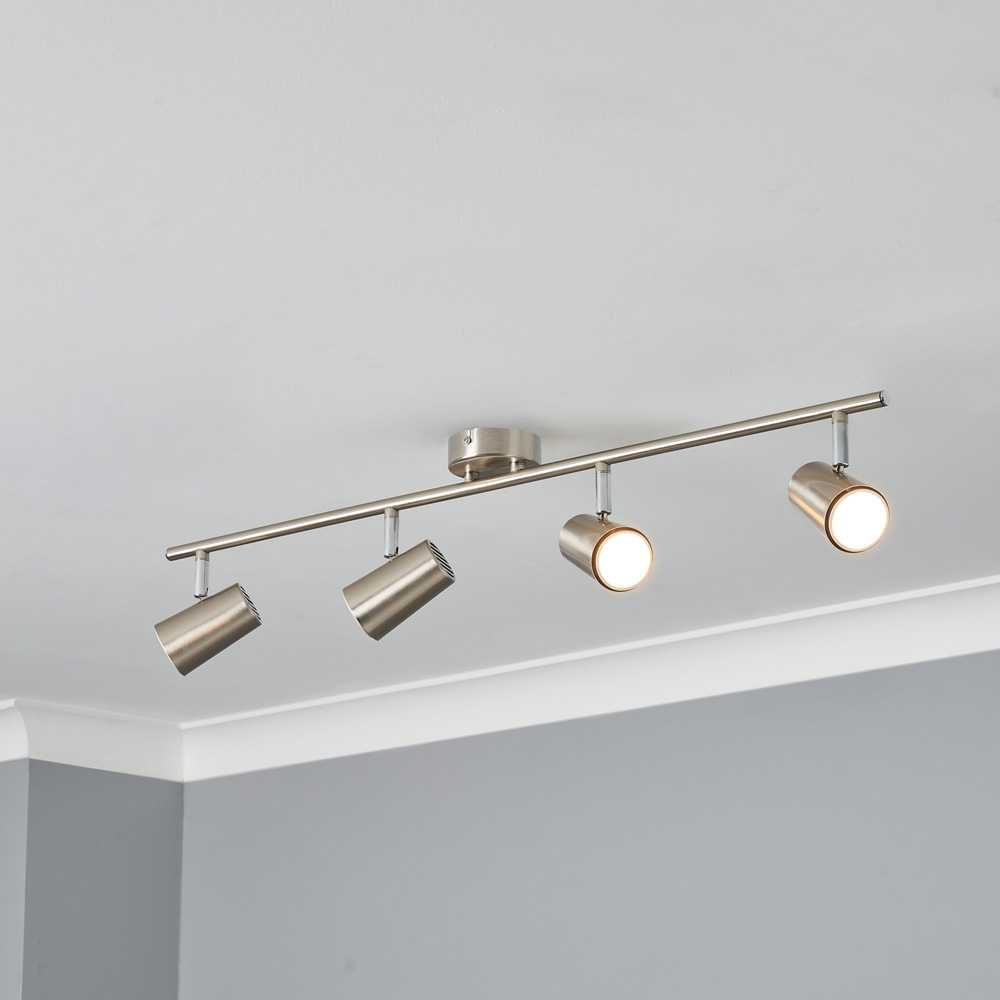 Inlight Aurora Nickel 4 Spot Light Bar Image 2