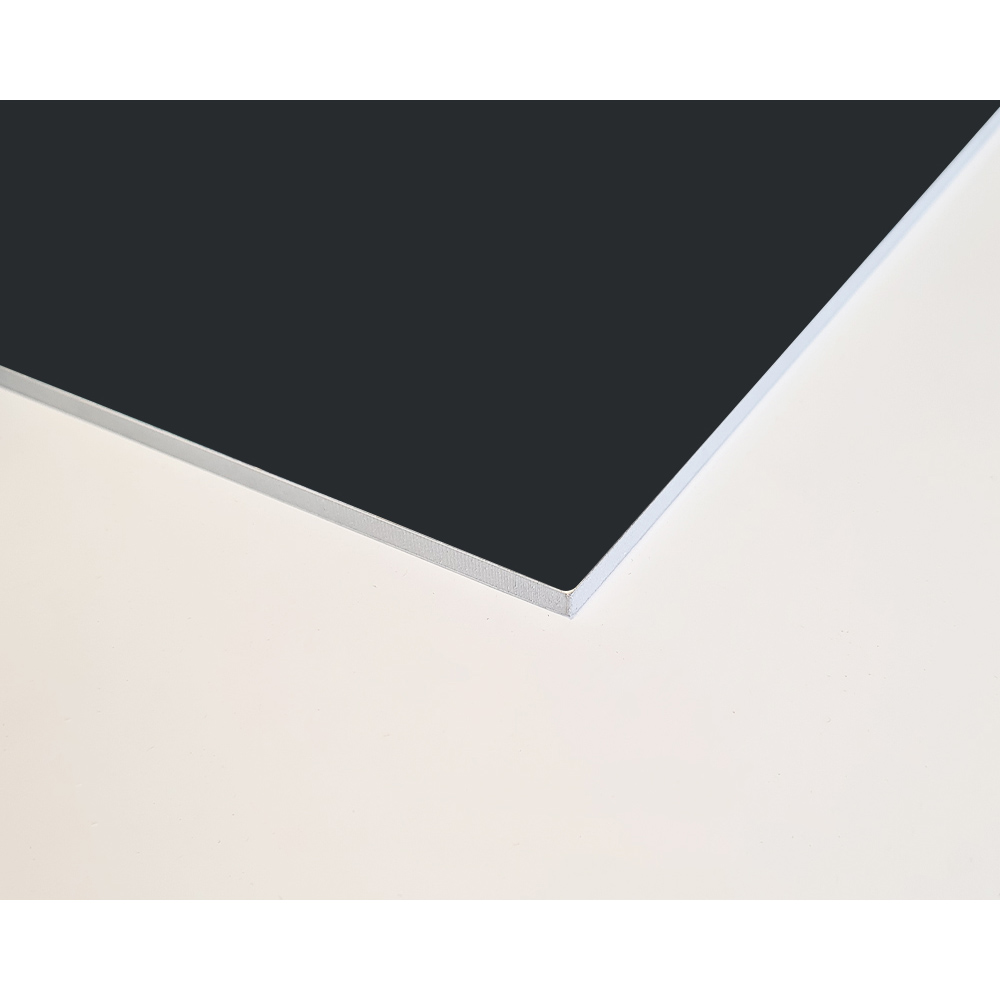 Wetwall Alloy Midnight Grey and Hadrian Green Double Sided Shower Wall Panel 1220mm Image 2