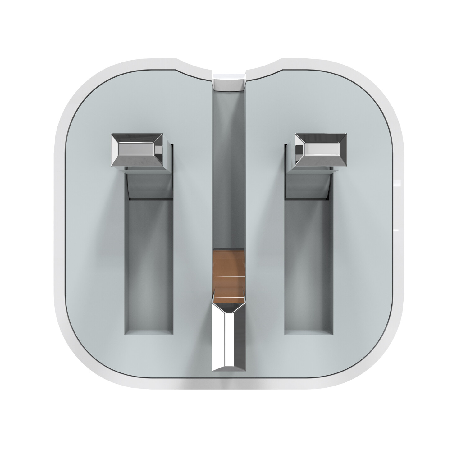 USB and Type C Power Adapter - White Image 3