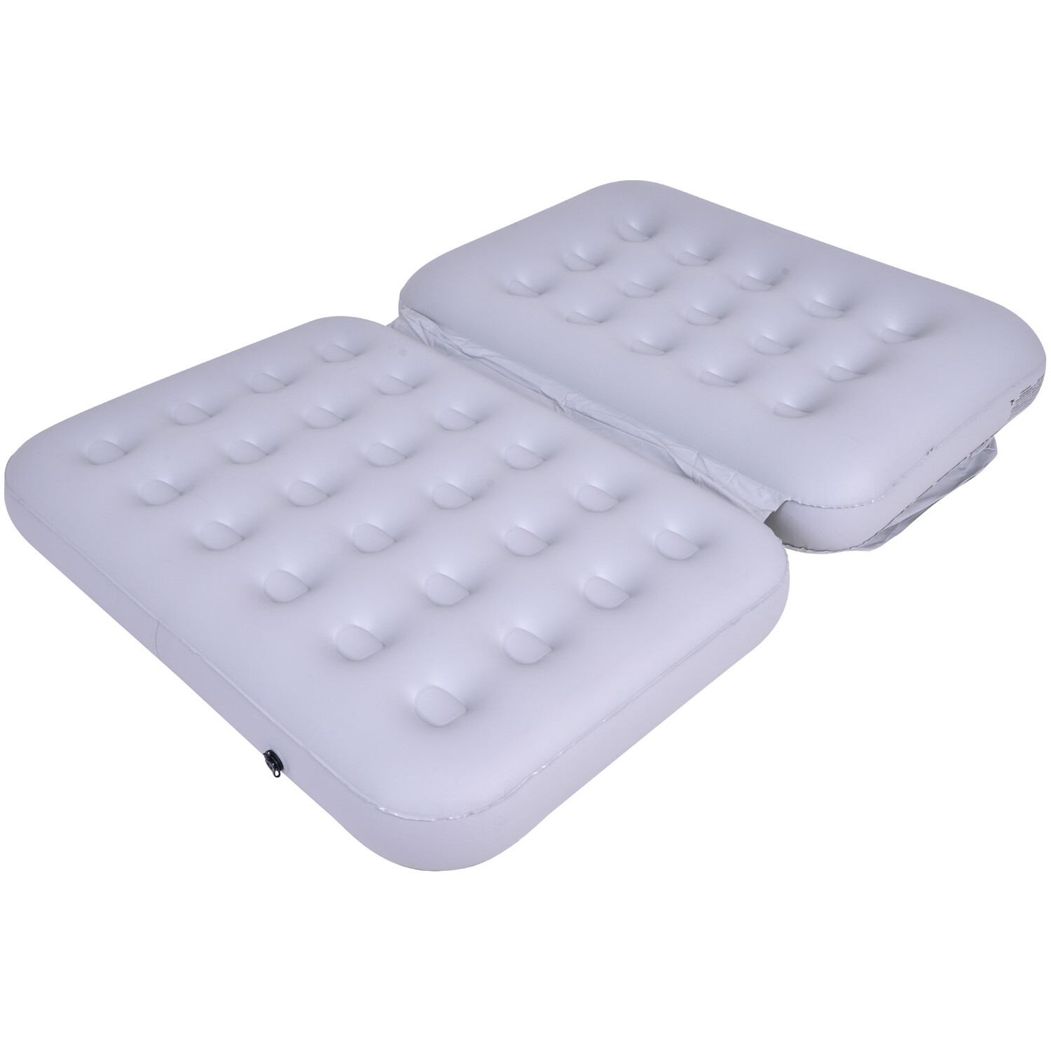 Avenli White Flocked Vinyl Sofa Bed Image 5