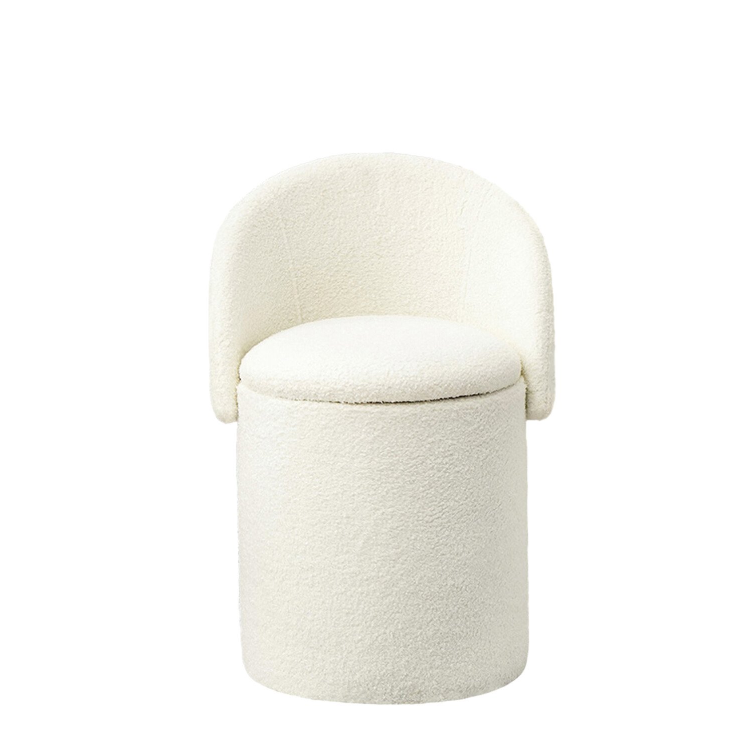 Rosie 3 in 1 Storage Stool - White Image 2
