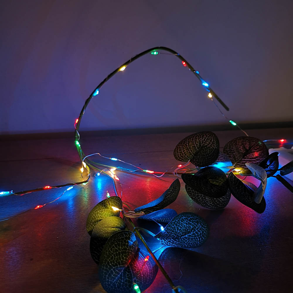 Samuel Alexander 50 Multicolour MicroBrights LED Battery Operated String Light 2.5m Image 3