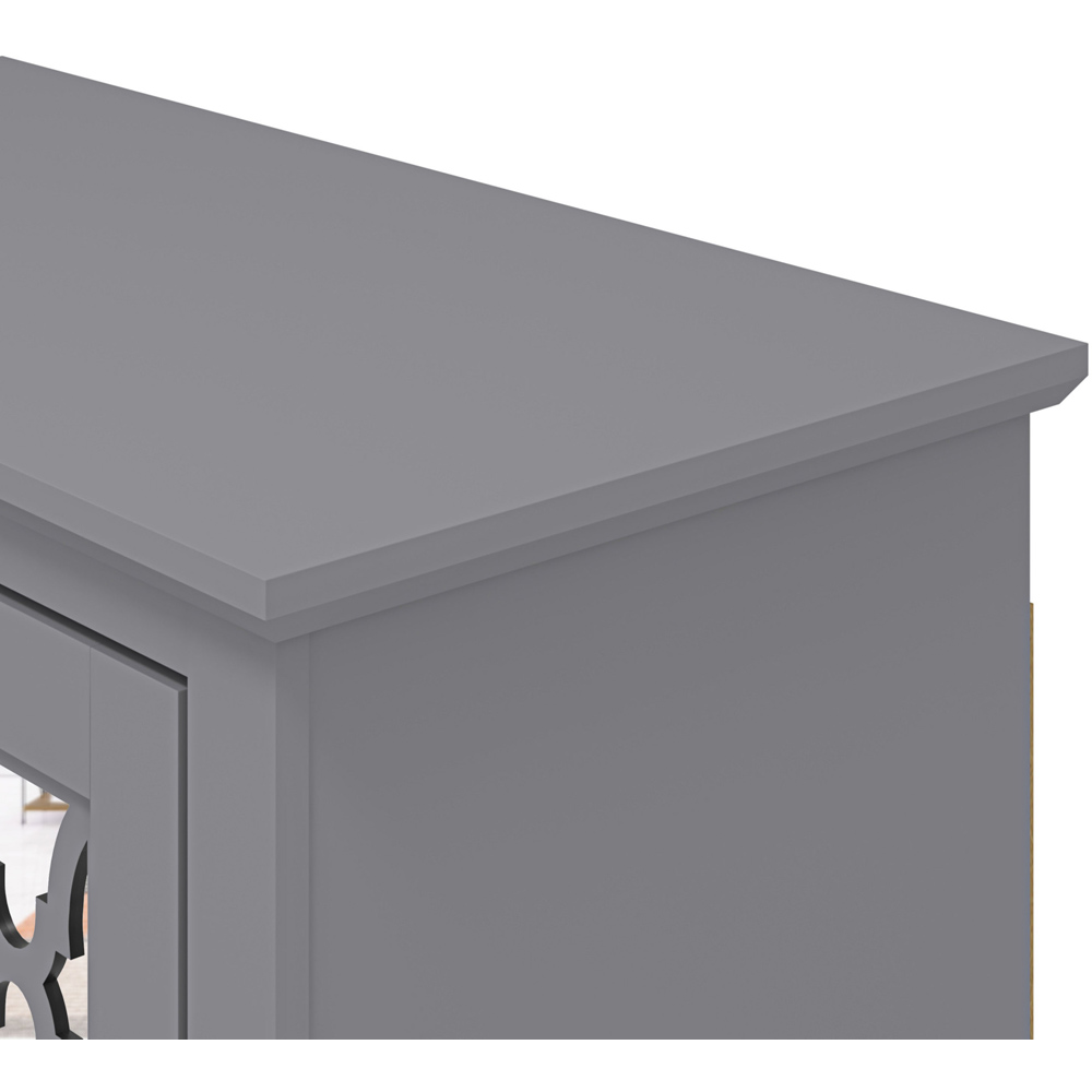 GFW Honiton 2 Door Grey Sideboard Image 6