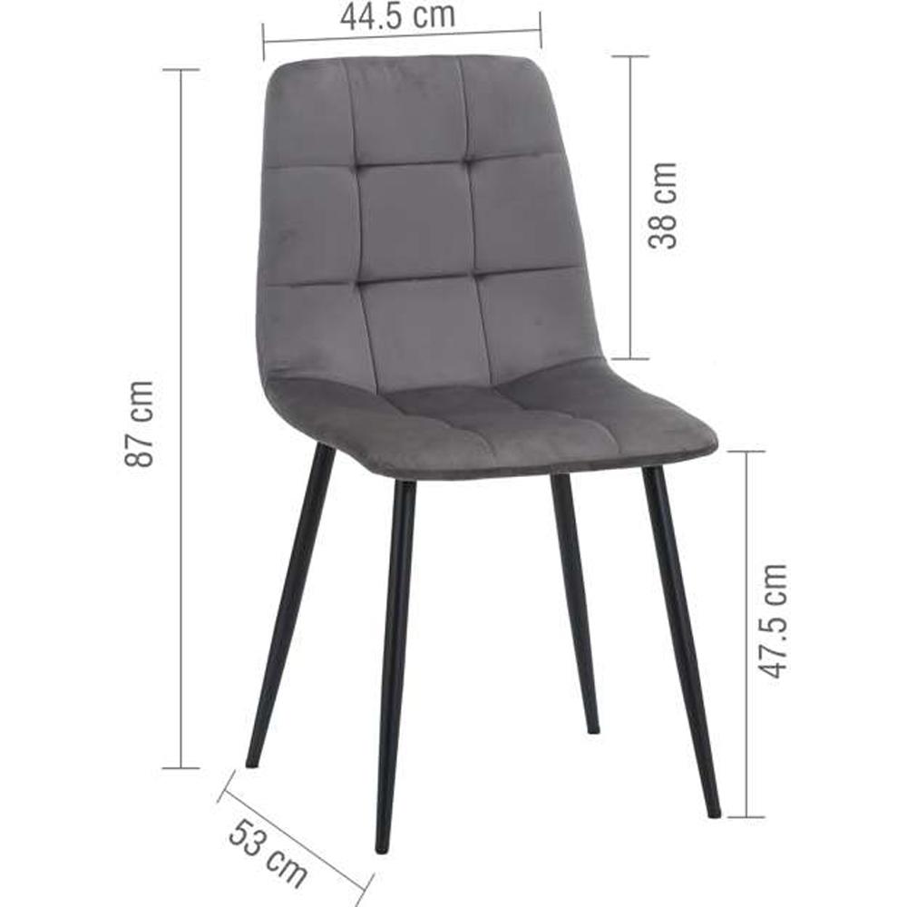 Birlea Axel 4 Seater Oval Fluted Dining Bench Set Oak and Grey Image 9