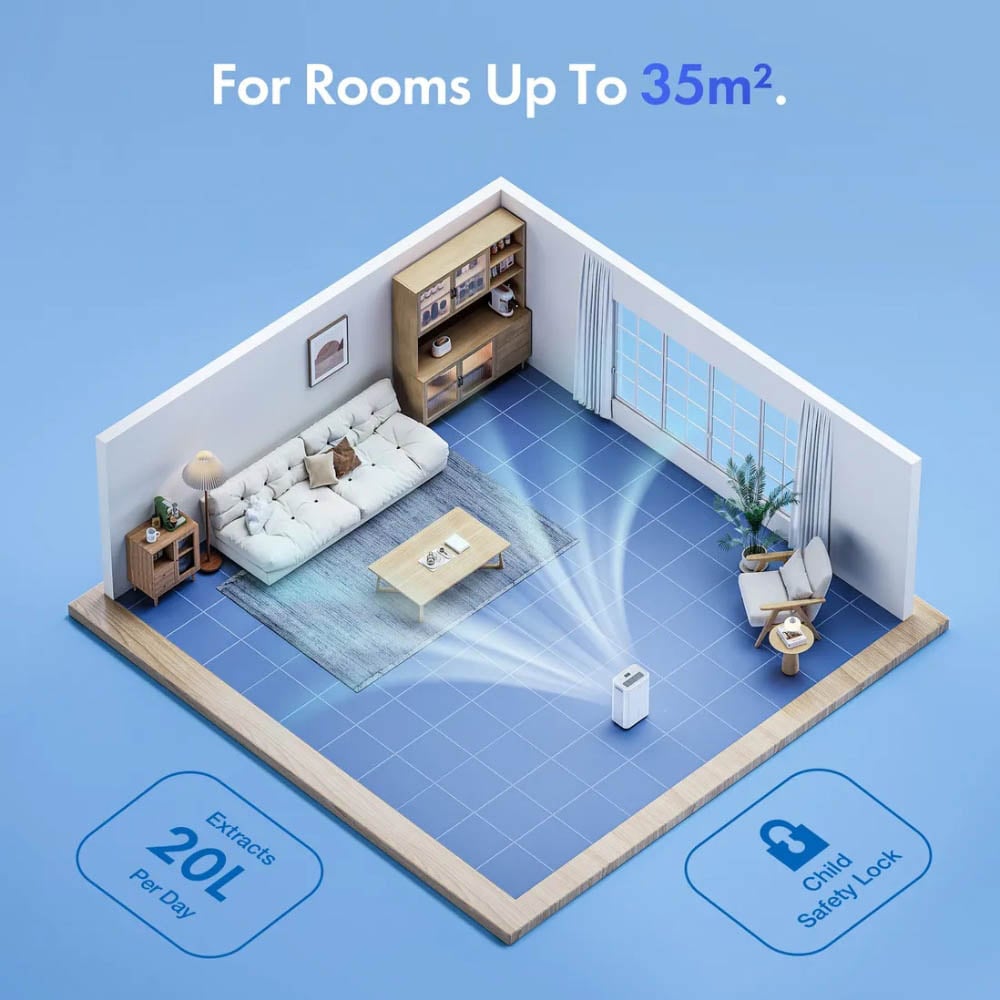 VonHaus Dehumidifier 20L Image 3