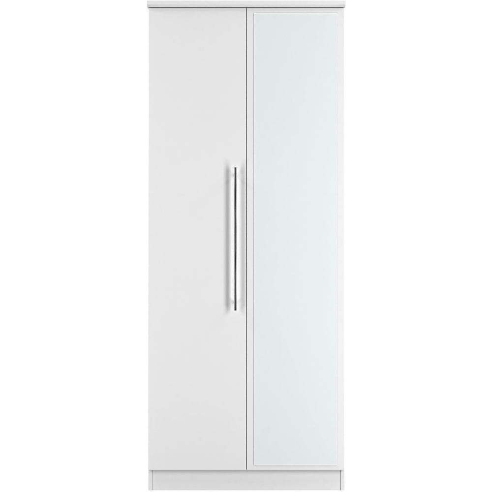 Crowndale Sherwood 2 Door Porcelain Matt Wardrobe Image 2