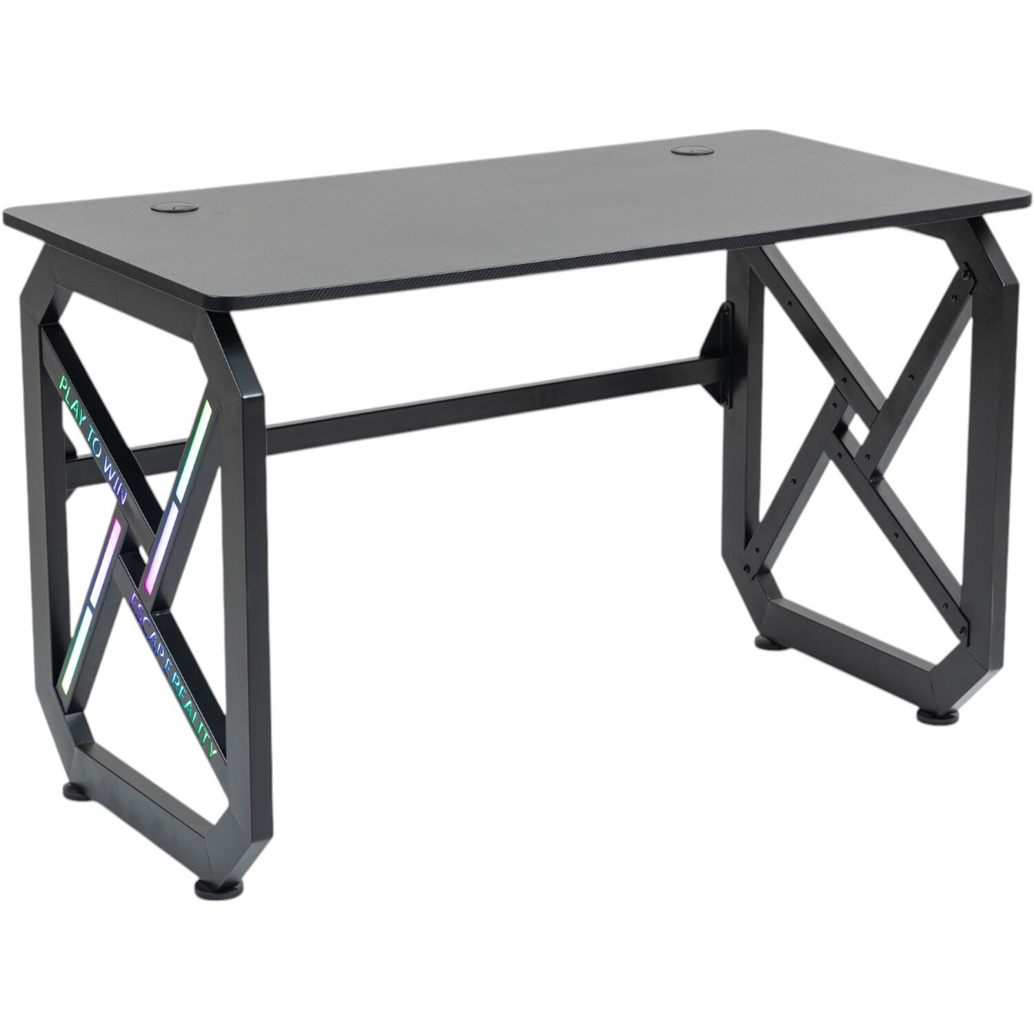 LED Gaming Desk with Remote ControlBlack Image 8