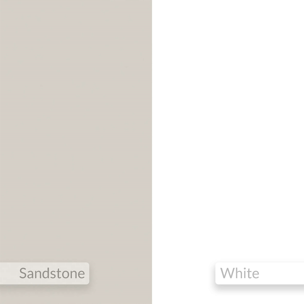 Decortie Gora Sandstone and White Console Sideboard Image 7