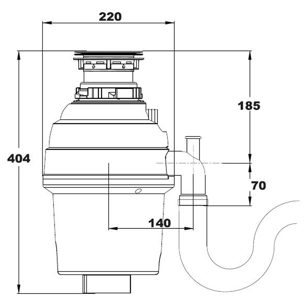 Reginox RD 100i A/S Waste Disposal Unit Image 3