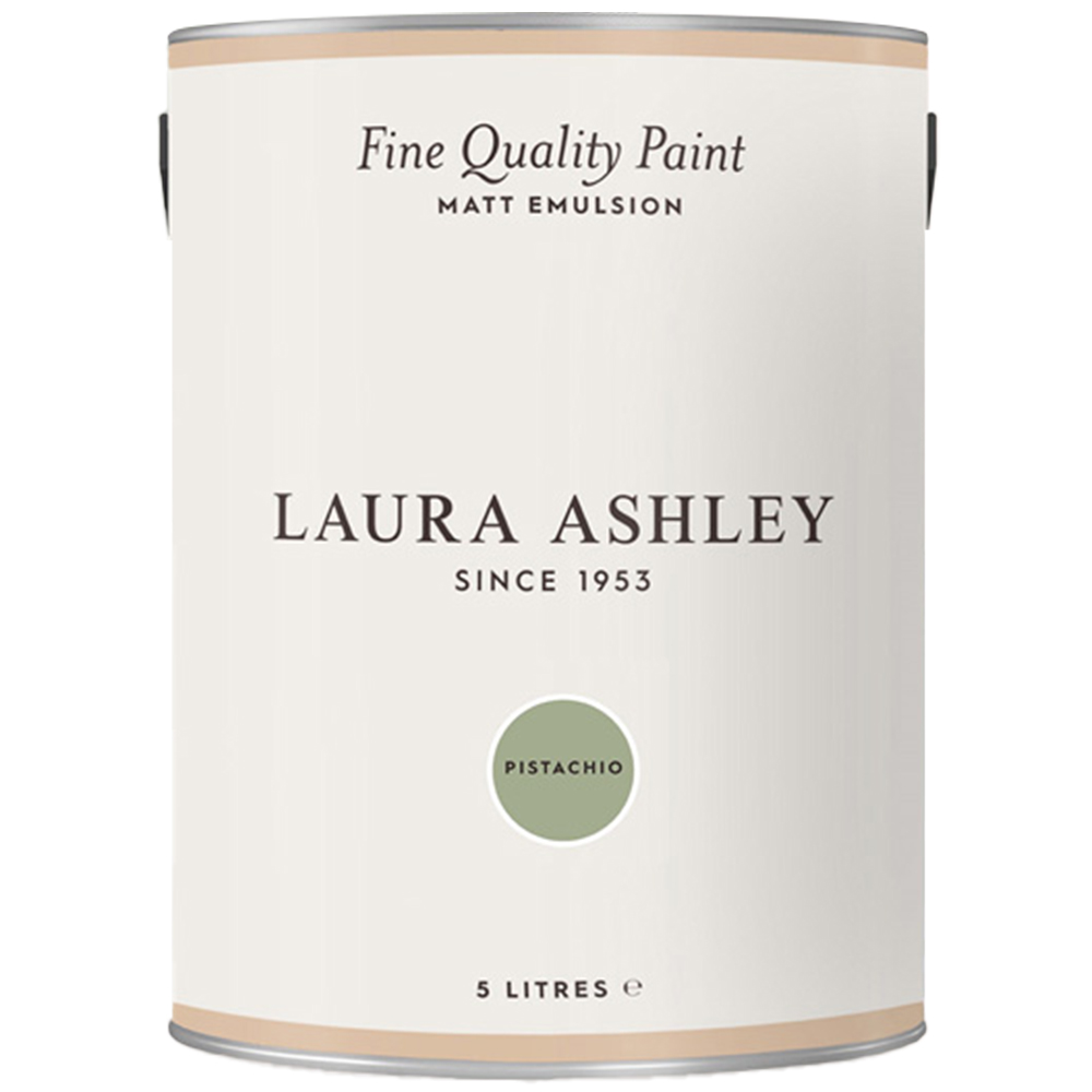 Laura Ashley Pistachio Matt Emulsion Paint 5L Image 2