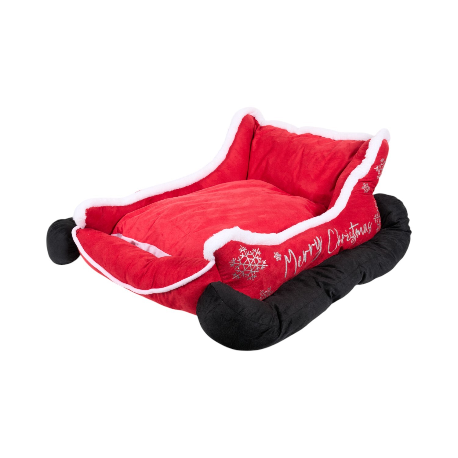 Sleigh Dog Bed Red Image 3