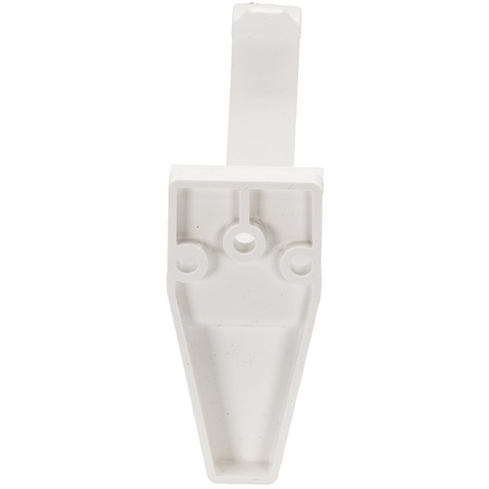 FloPlast Square Gutter Fascia Bracket White 114mm Image 4