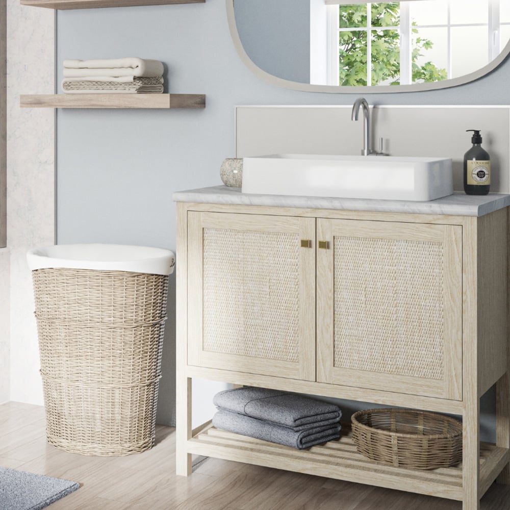 Wetwall Brera Marble Postformed Vanity Worktop 1500 x 425 x 28mm Image 4