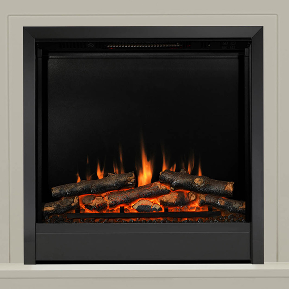 Colby Stone Finish Timber Electric Suite 38 inch Image 4