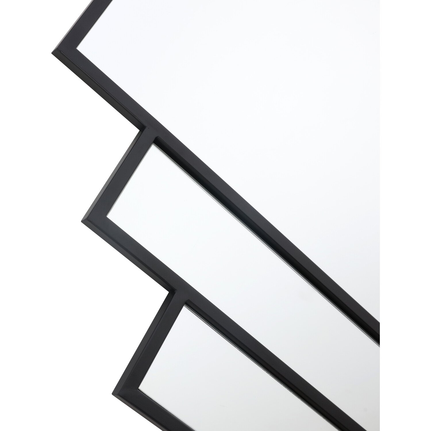 Art Deco Mirror - Black Image 4