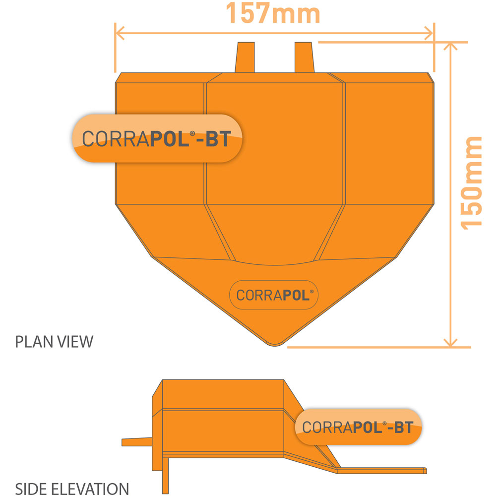 Snapa 3m White Glazing Wall Bars Image 3