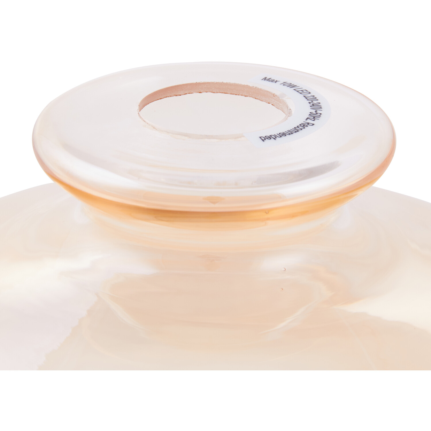 Azaria Glass Pendant Amber Image 4