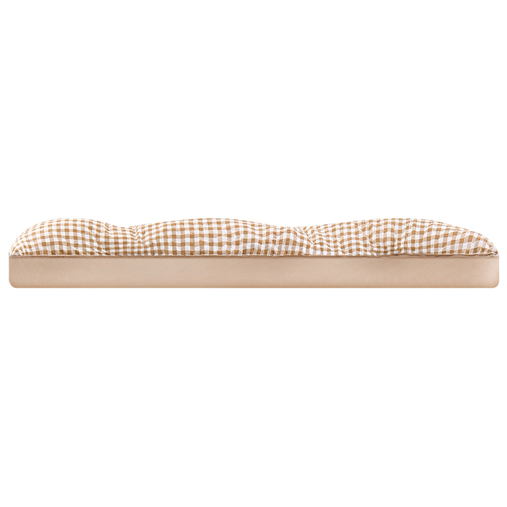 Living and Home Double Light Brown Quilted Mattress Topper Image 3