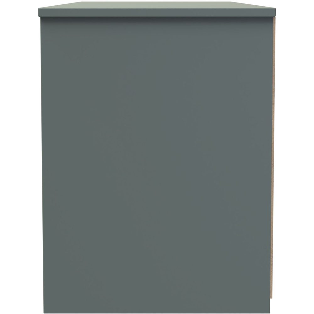Crowndale New York 4 Drawer Reed Green Chest of Drawers Ready Assembled Image 4