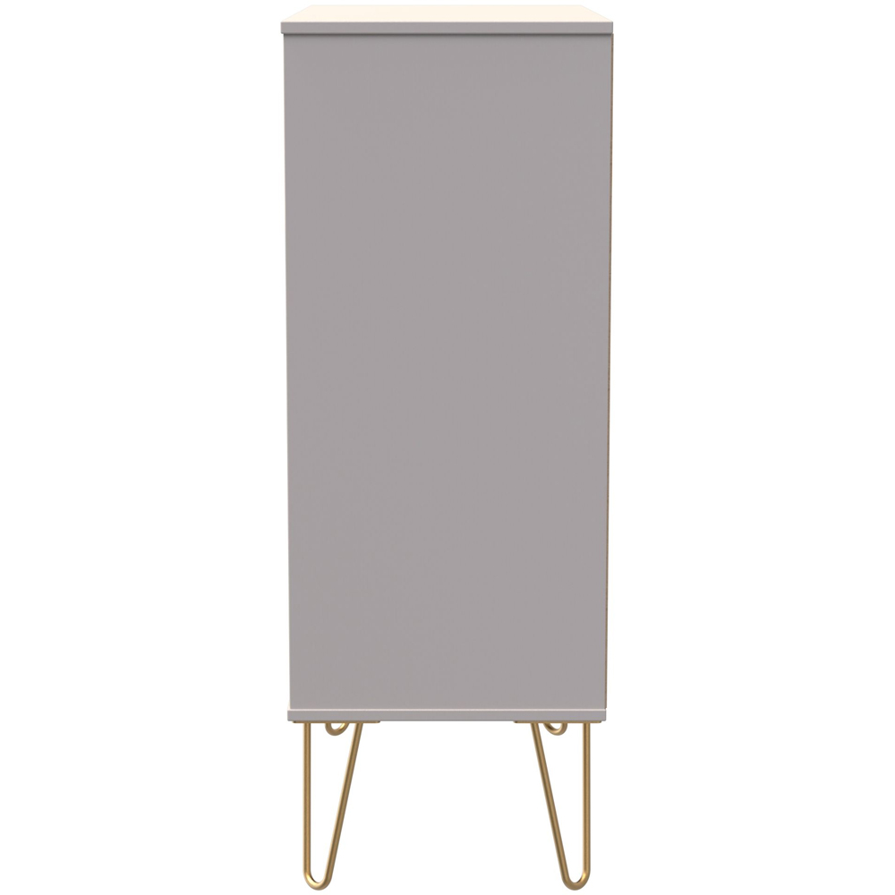 Crowndale Cube 5 Drawer Matt Kashmir Chest of Drawers Ready Assembled Image 4