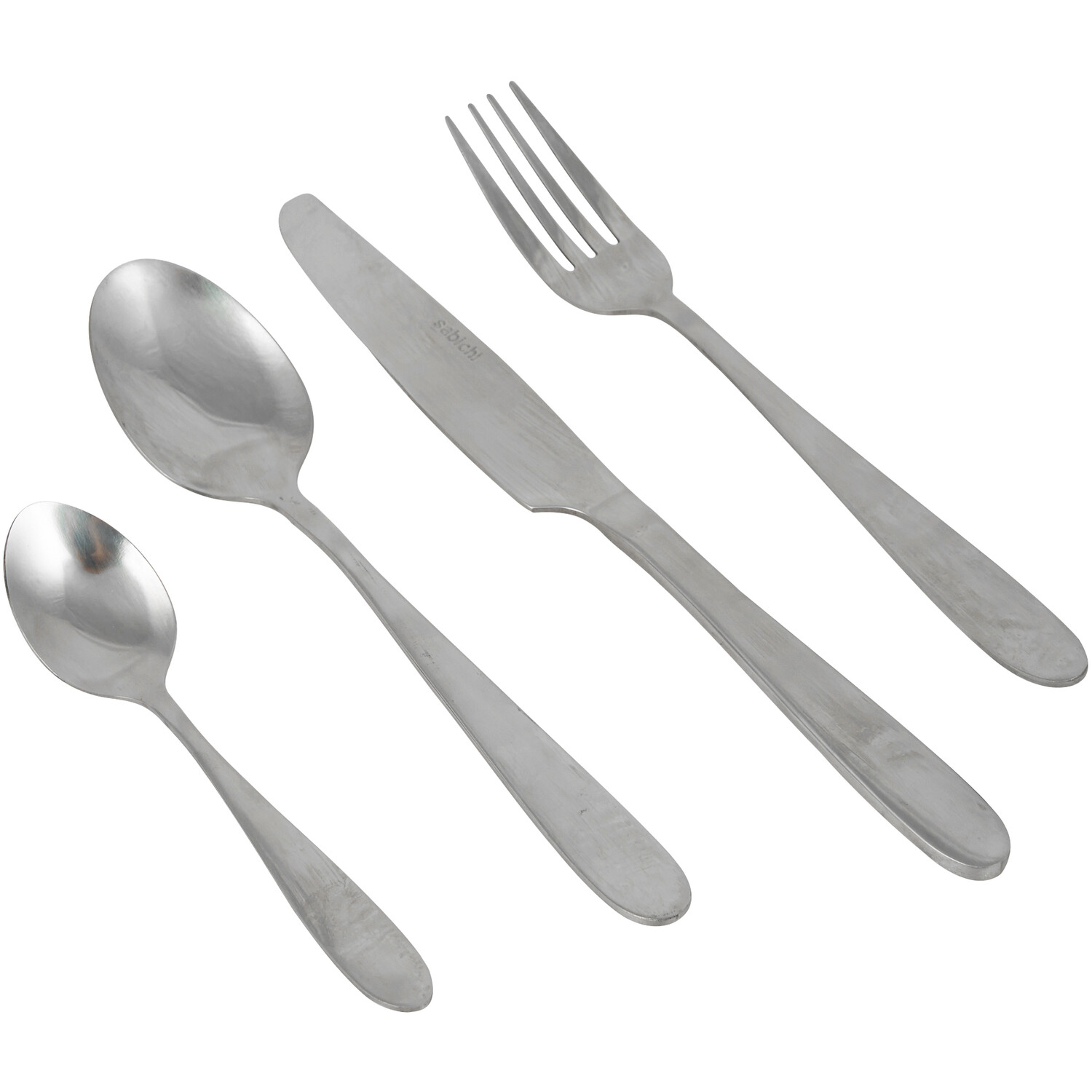 24-Piece Arch Stainless Steel Cutlery Set - Silver Image 4