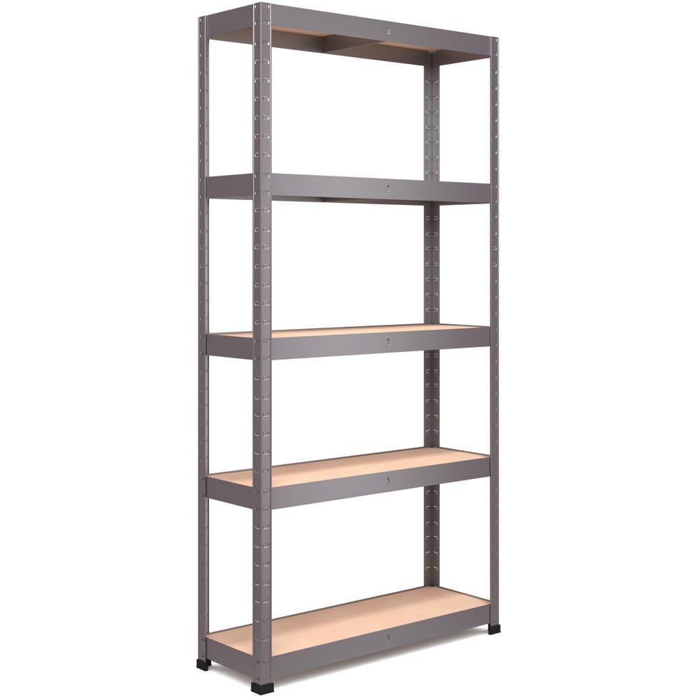RB Boss Freestanding 5 Tier Boltless Shelf Unit 250kg/level Image 1