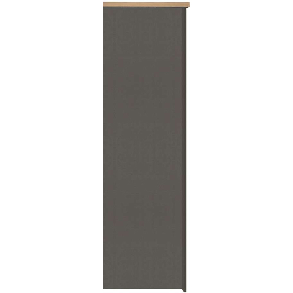 Birlea Highgate 2 Door Dark Grey and Oak Wardrobe Image 5