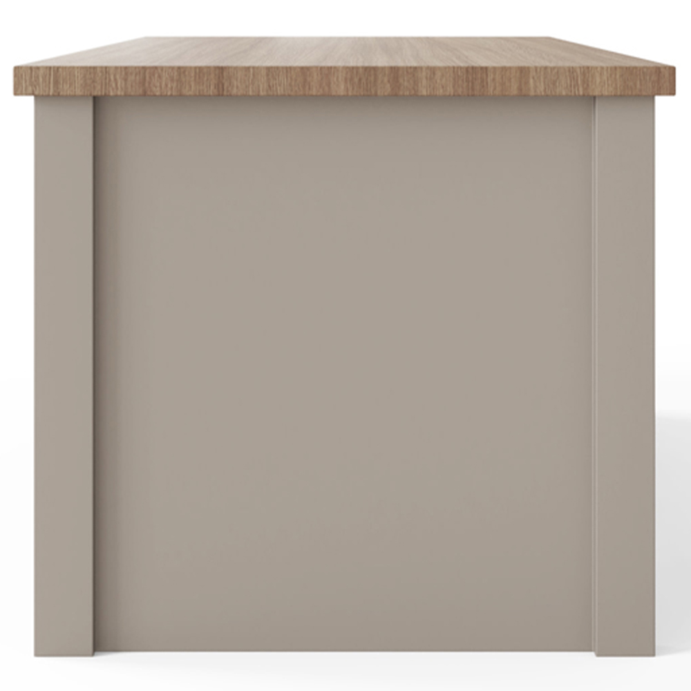 GFW Lancaster 2 Drawer Grey Coffee Table Image 5