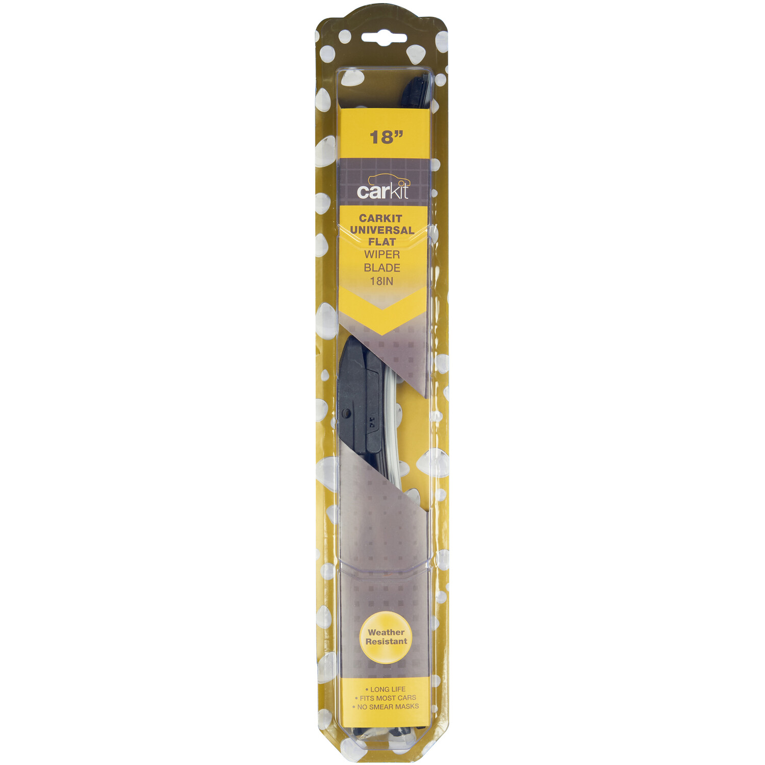 Carkit Universal Flat Wiper Blade - 18in Image 1